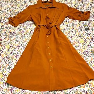 Leather Colored Dress